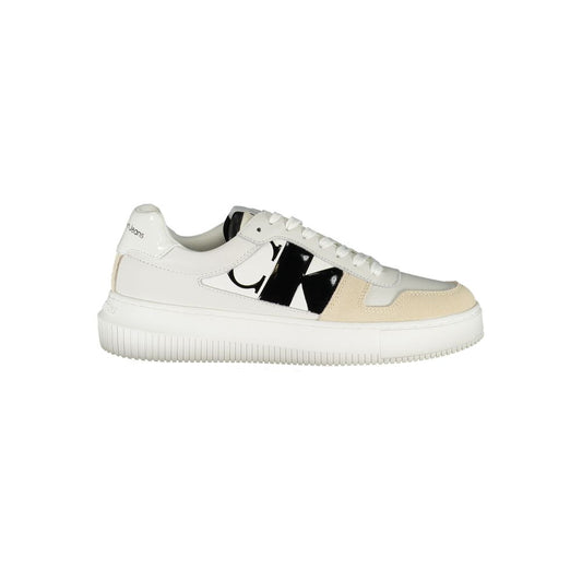 Calvin Klein White Polyester Sneaker