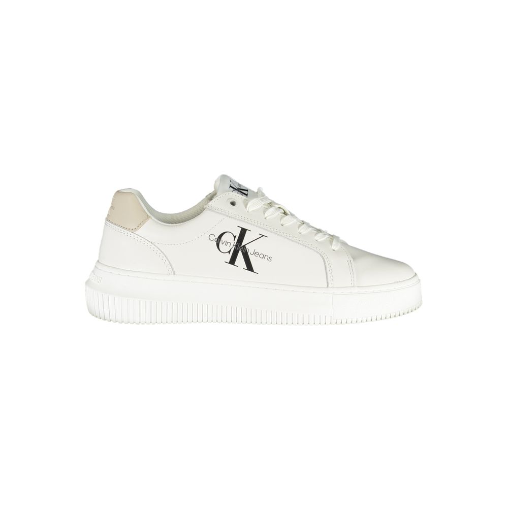 Calvin Klein White Polyester Sneaker