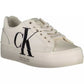 Calvin Klein White Polyester Sneaker