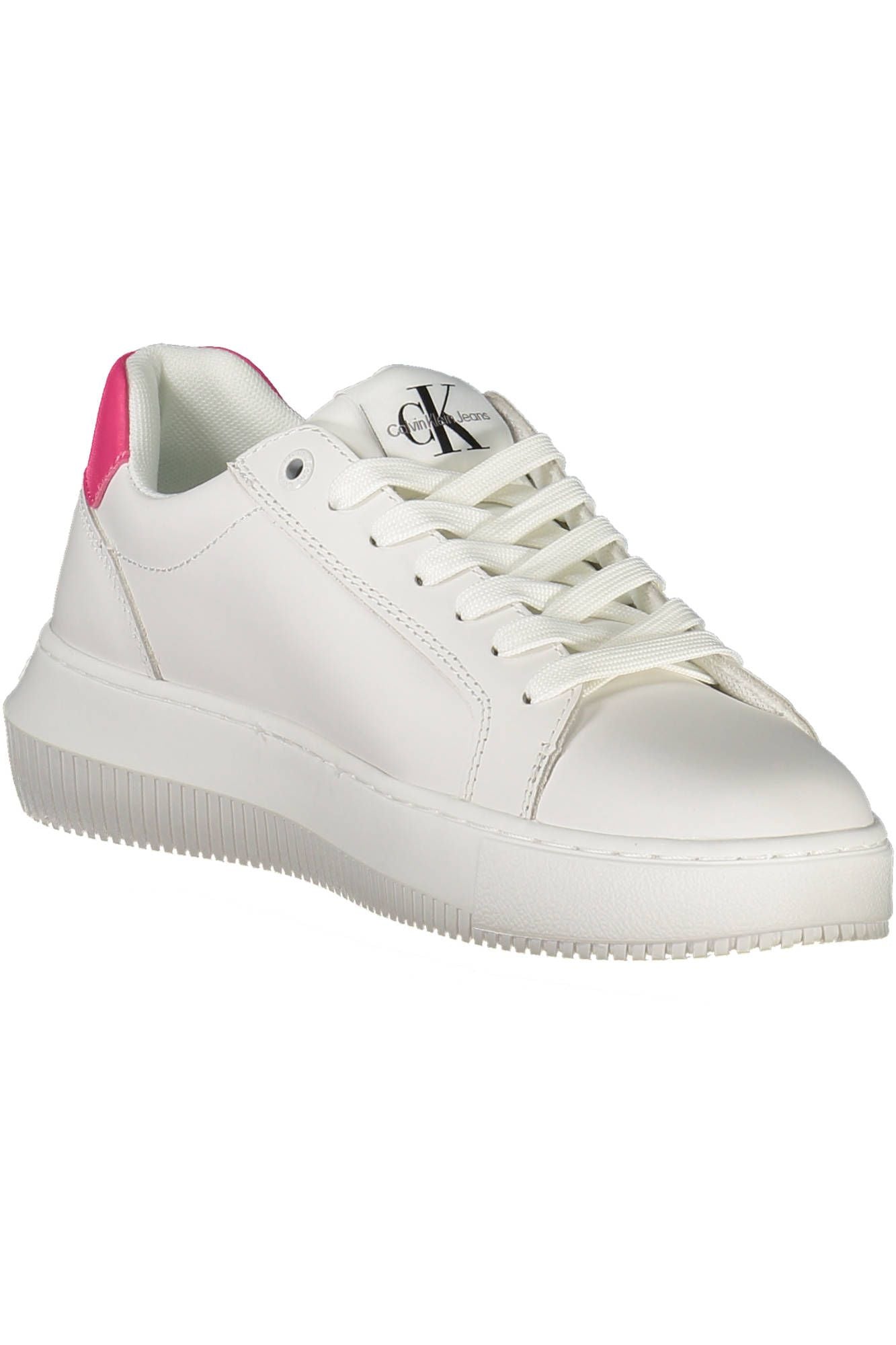 Calvin Klein White Polyester Sneaker