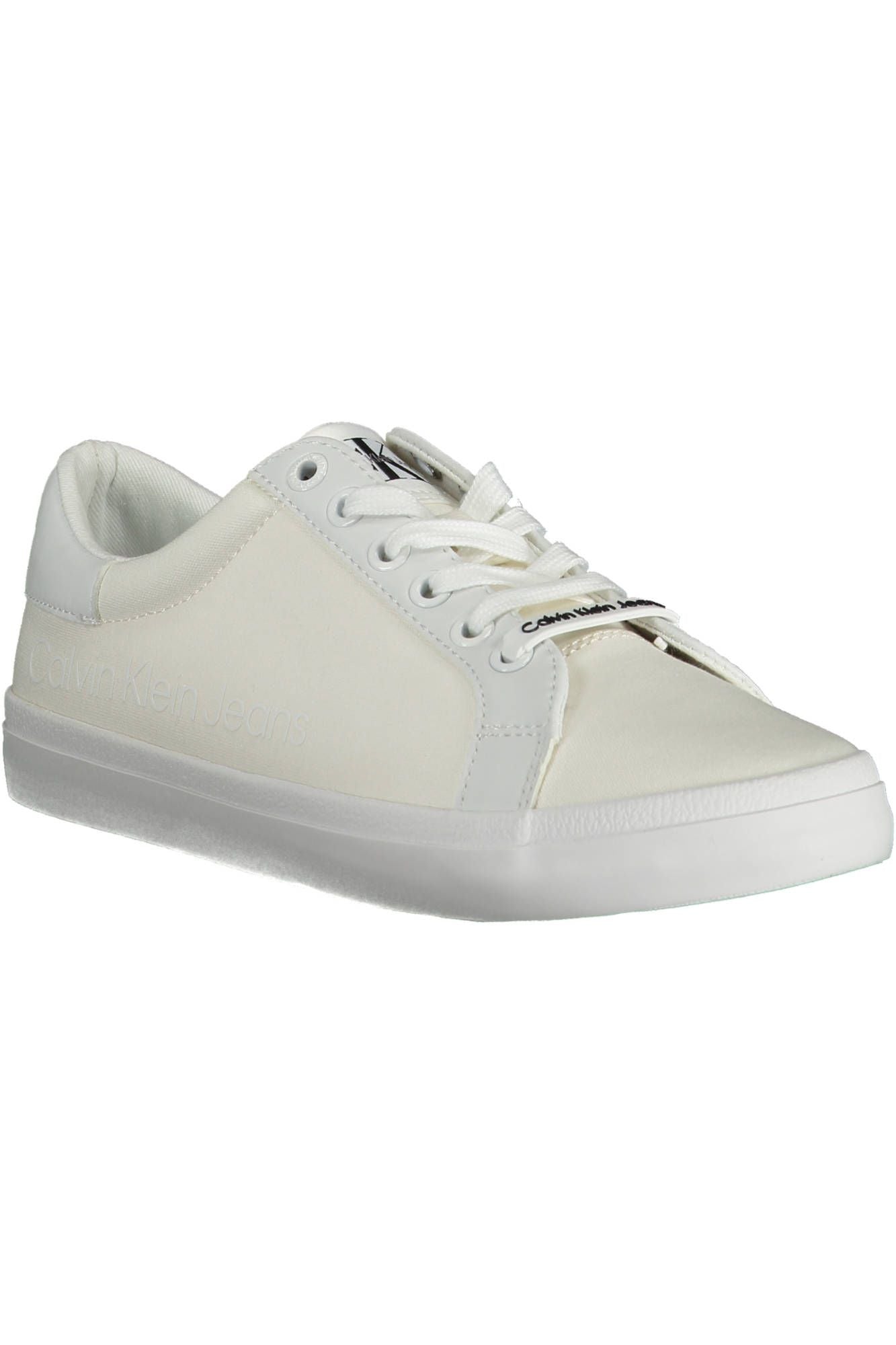 Calvin Klein White Cotton Sneaker