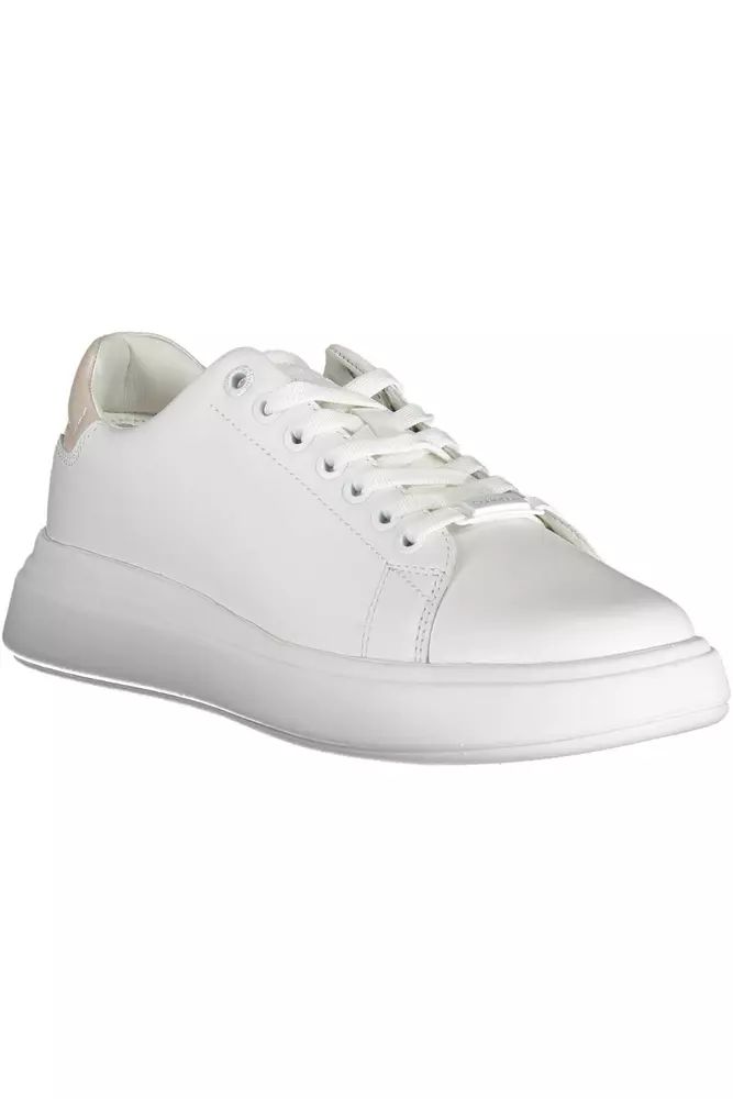 Calvin Klein White Polyester Sneaker