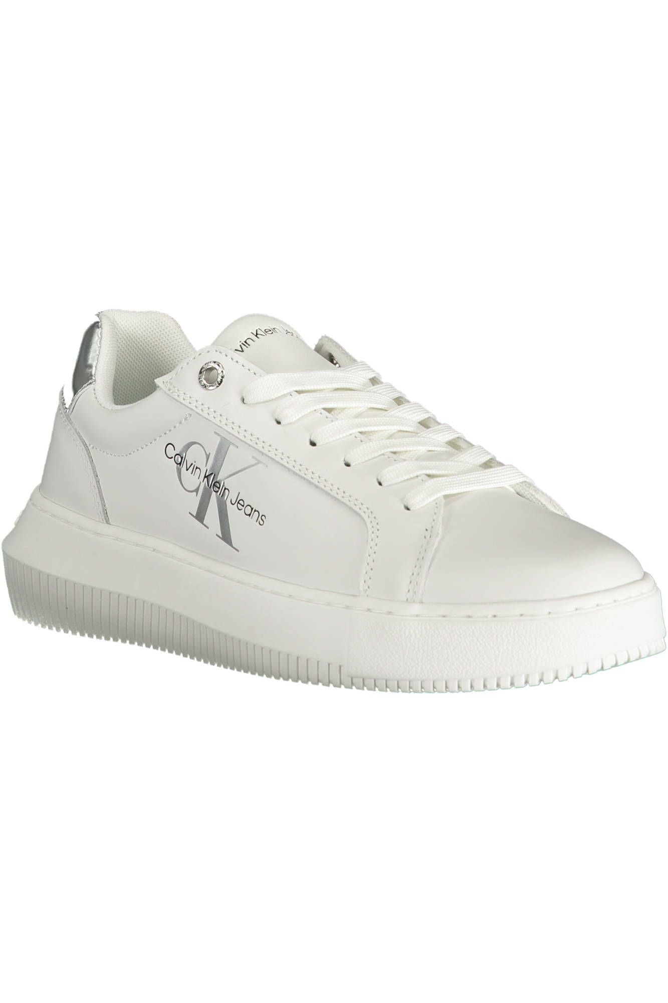 Calvin Klein White Polyester Sneaker