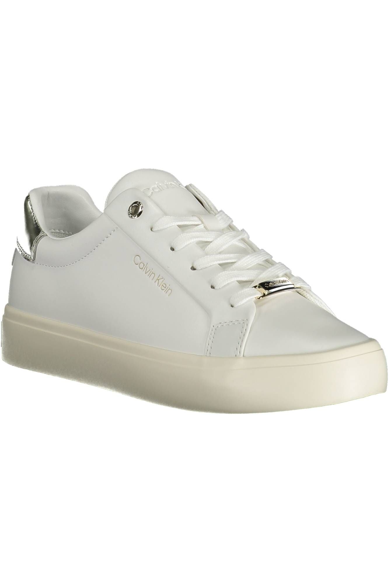 Calvin Klein White Polyester Sneaker