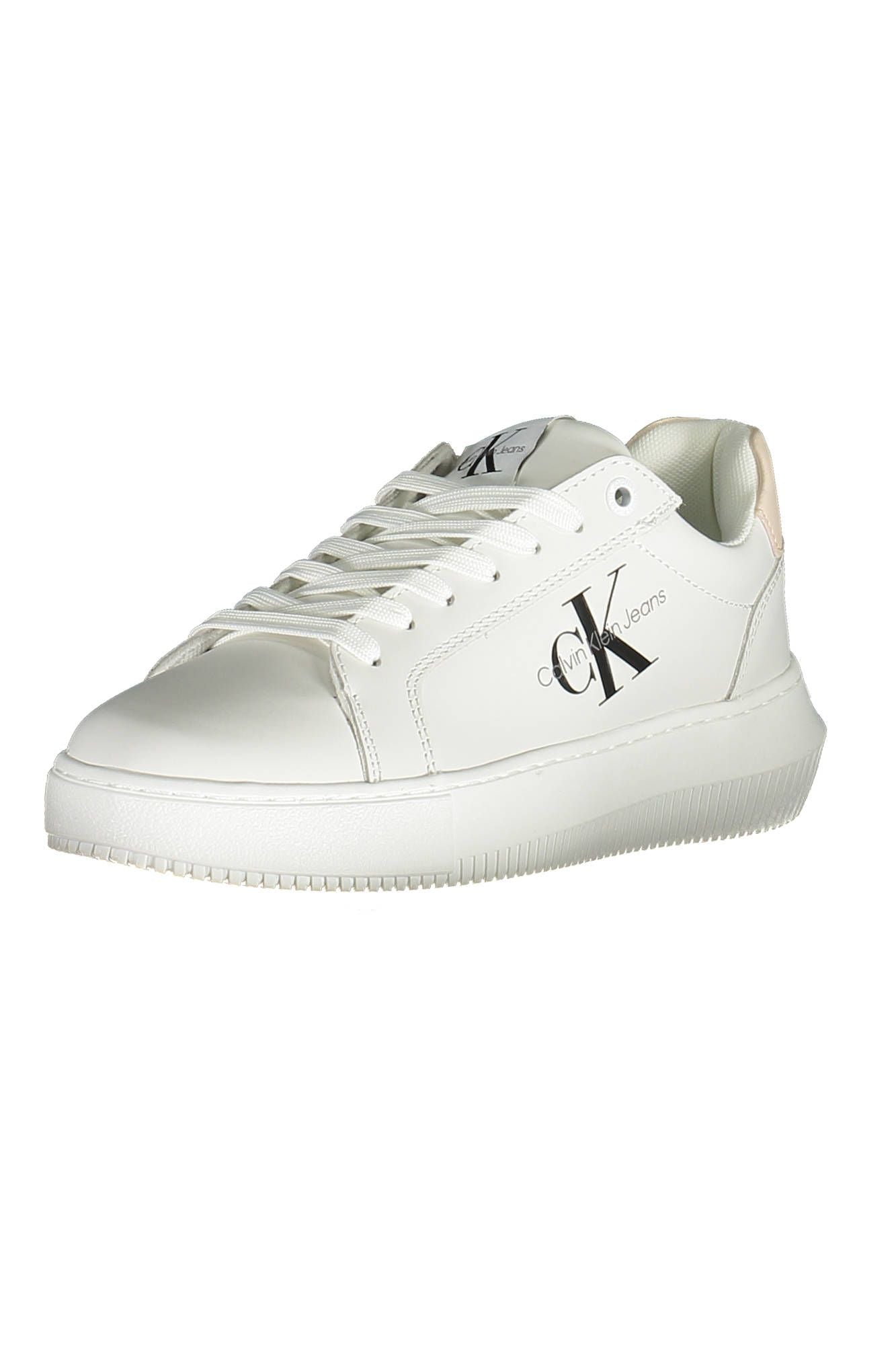 Calvin Klein White Polyester Sneaker