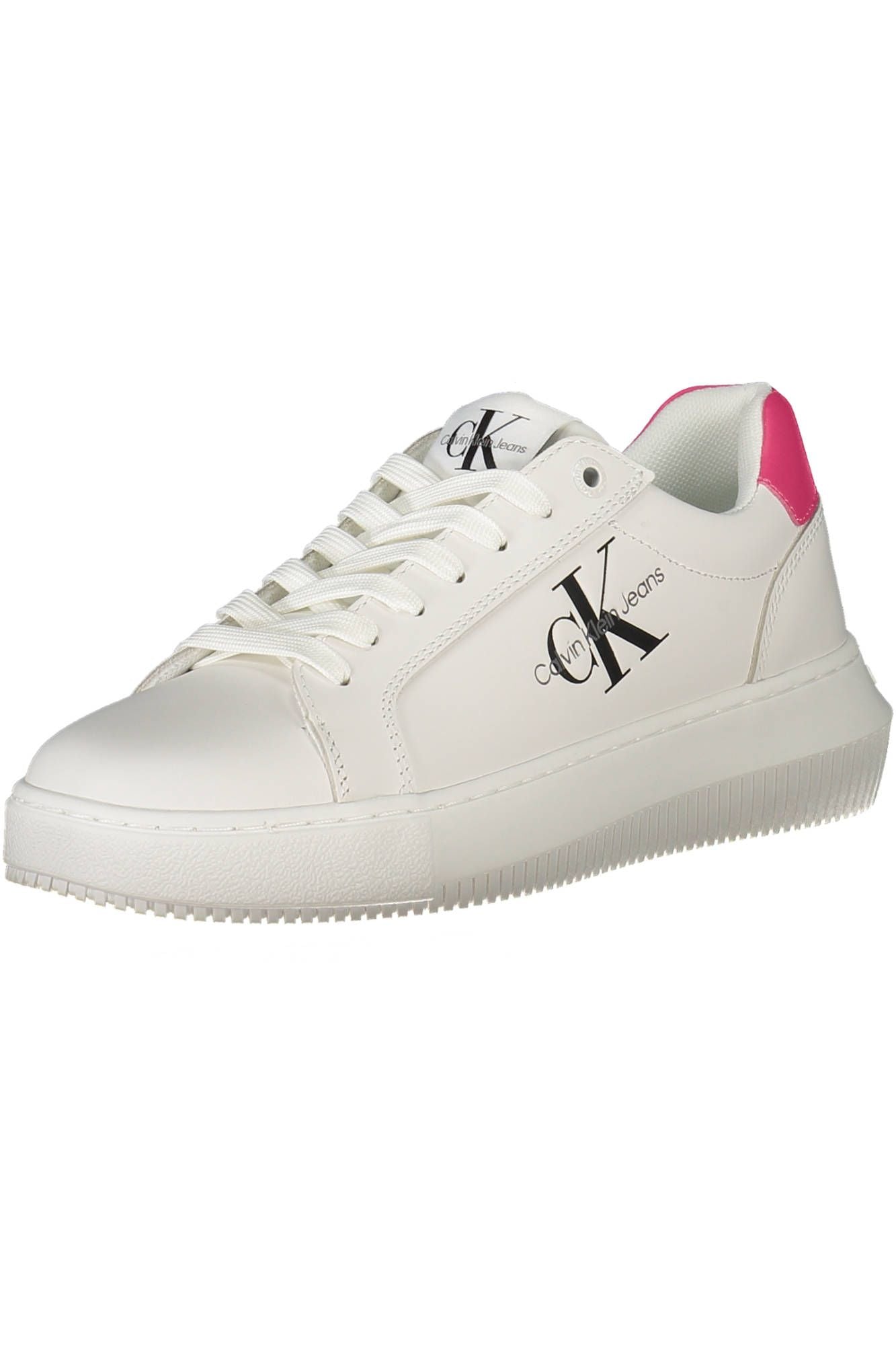 Calvin Klein White Polyester Sneaker