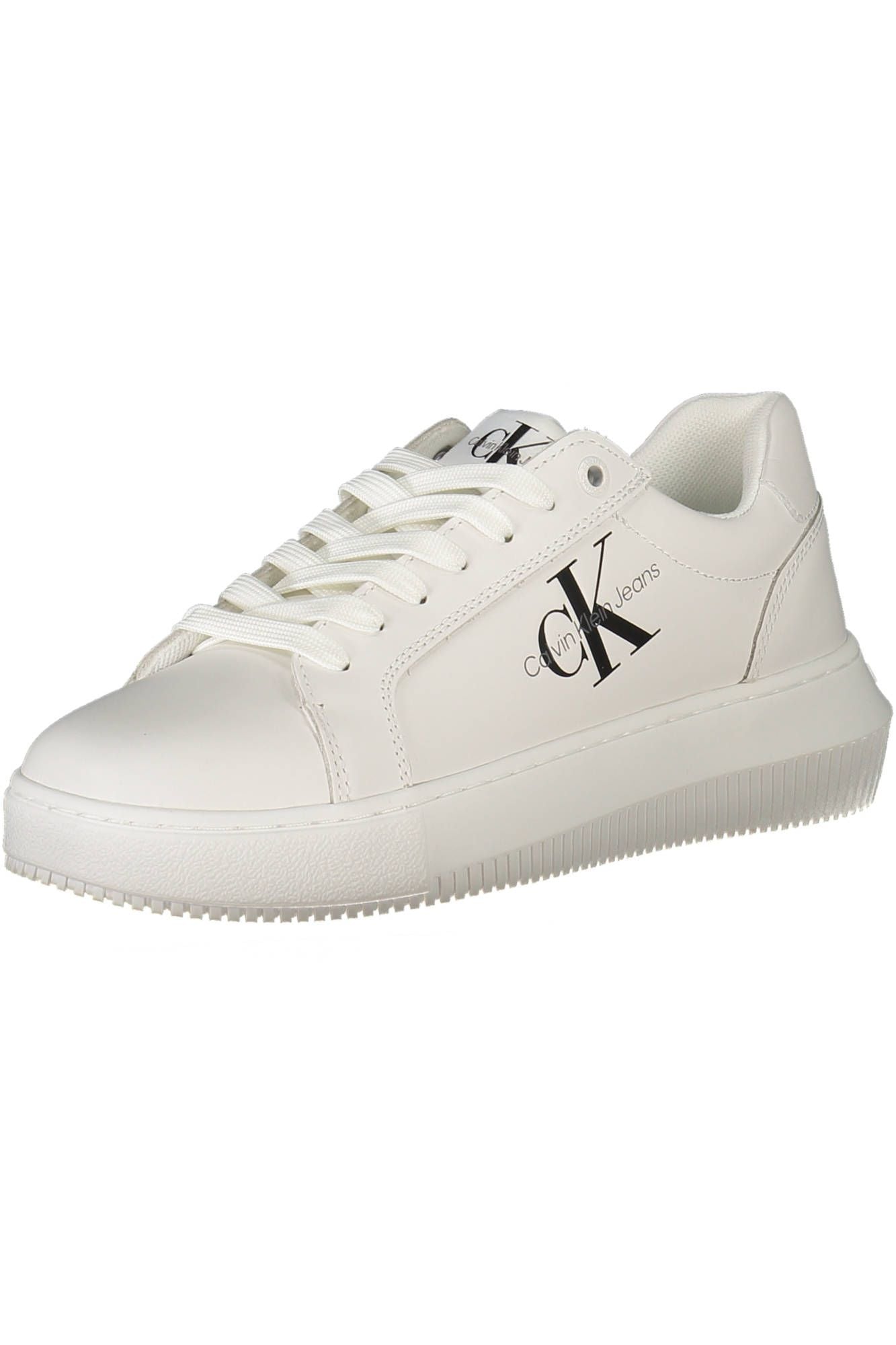 Calvin Klein White Polyester Sneaker