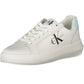 Calvin Klein White Polyester Sneaker