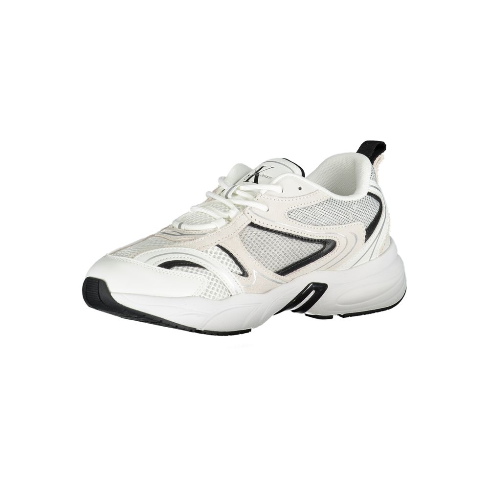 Calvin Klein White Polyester Sneaker