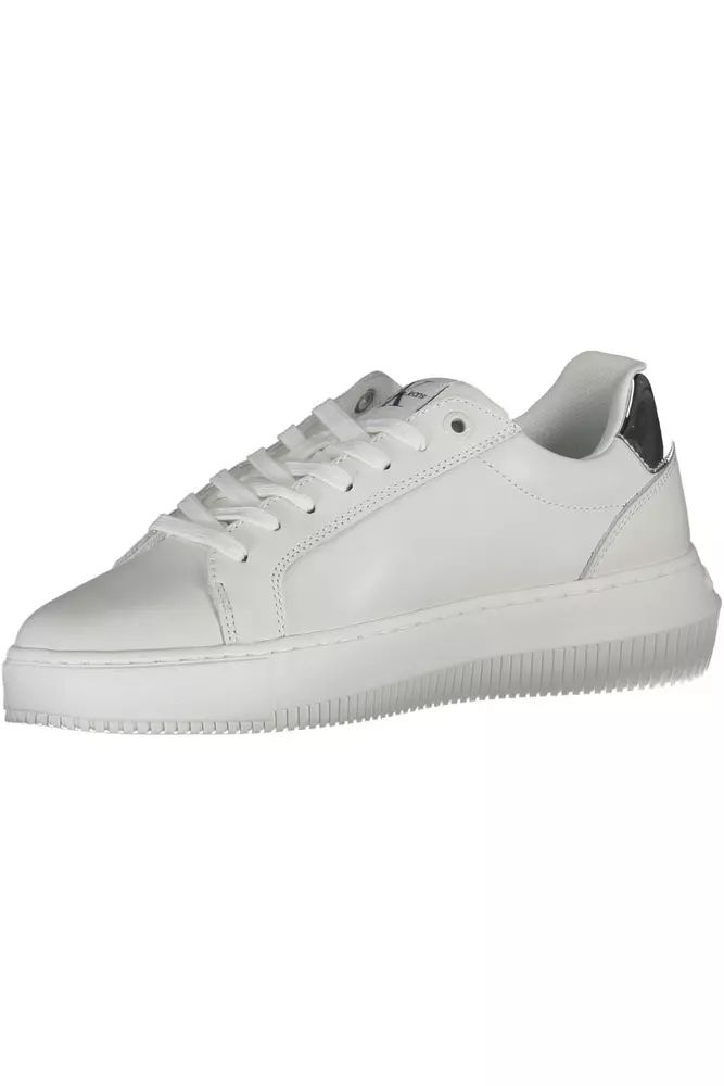 Calvin Klein White Polyester Sneaker