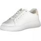 Calvin Klein White Polyester Sneaker