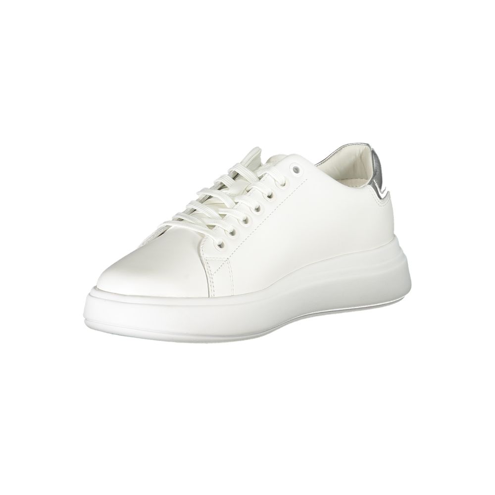 Calvin Klein White Polyester Sneaker