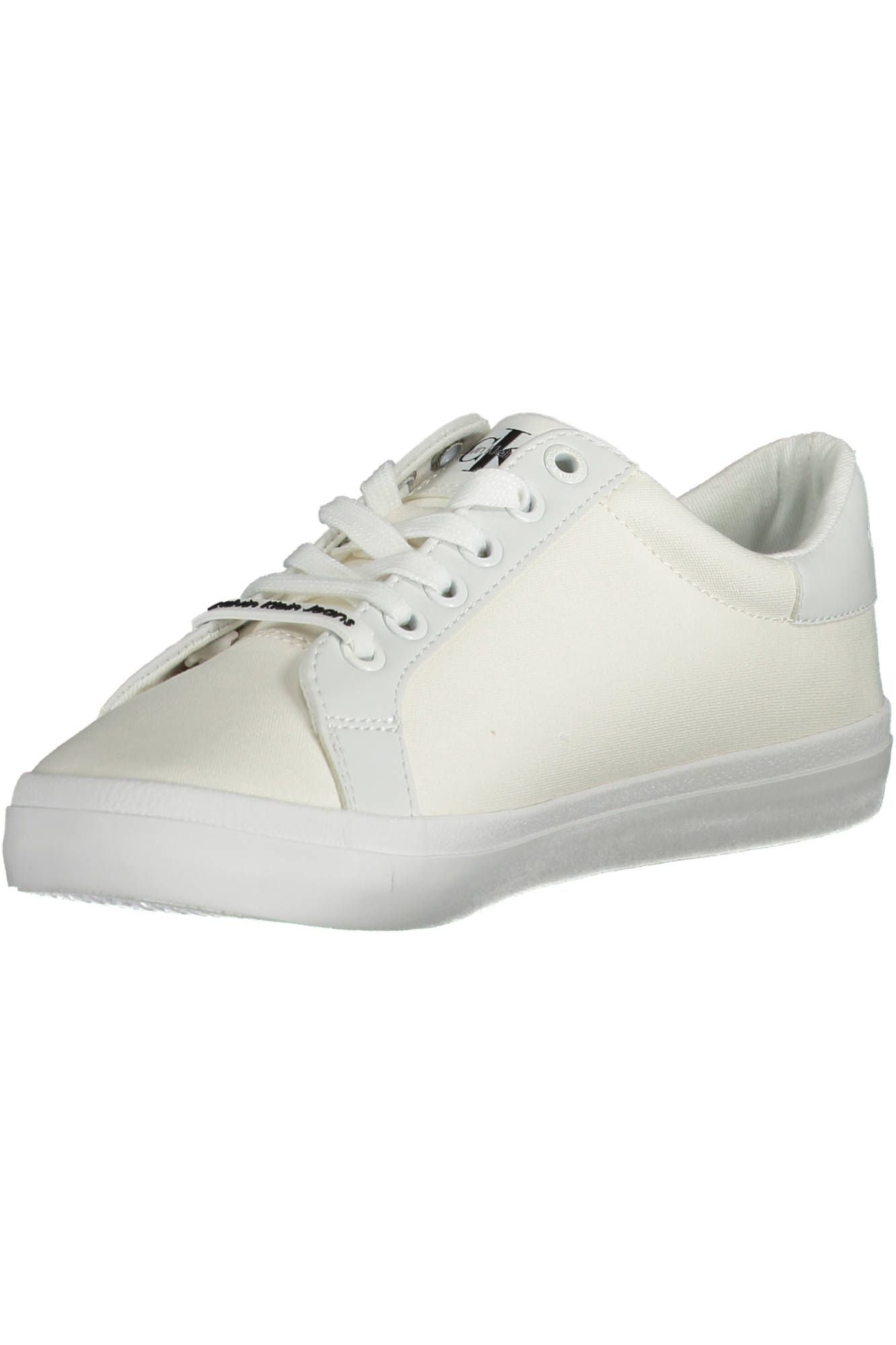 Calvin Klein White Cotton Sneaker