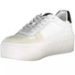 Calvin Klein White Polyester Sneaker