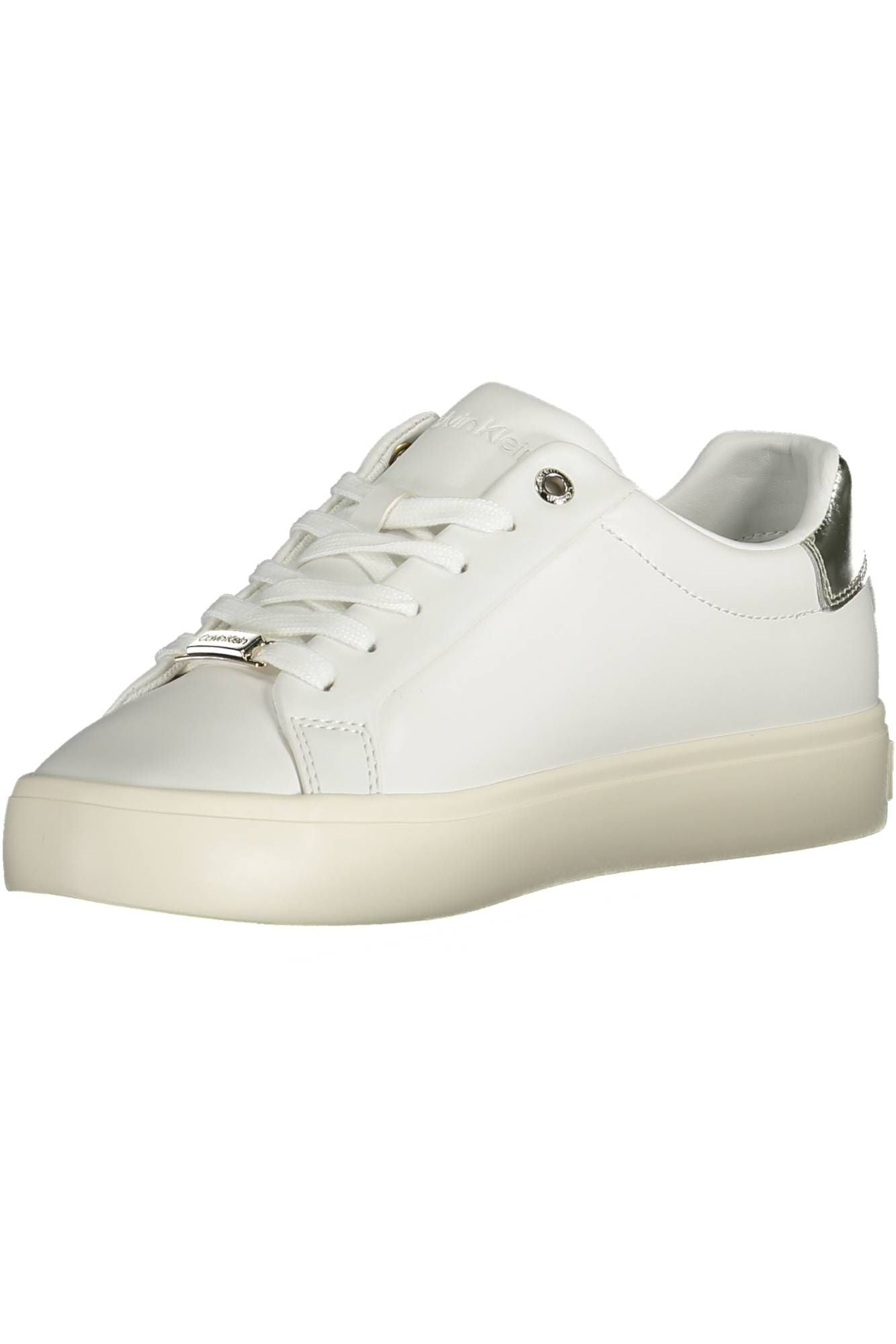 Calvin Klein White Polyester Sneaker