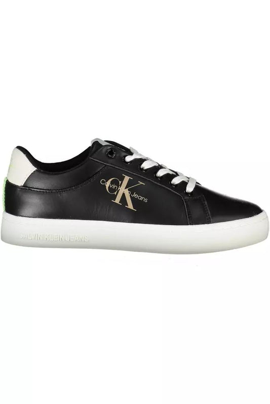 Calvin Klein Black Polyester Sneaker