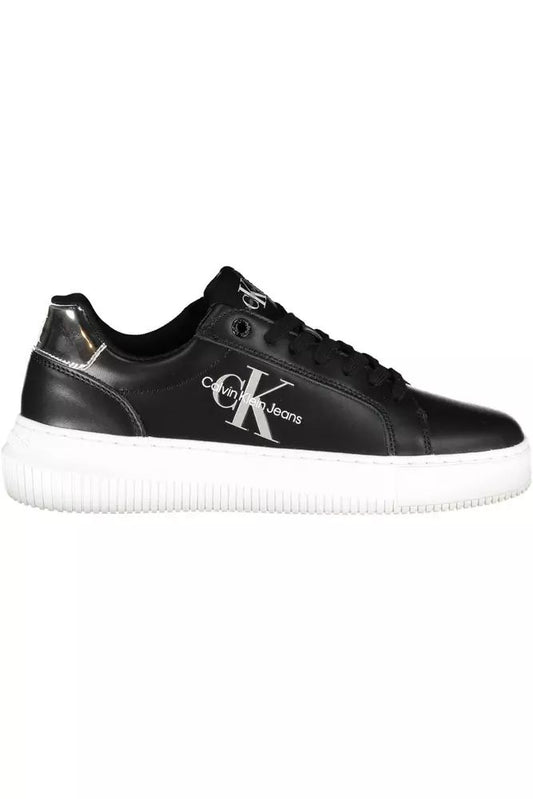 Calvin Klein Black Polyester Sneaker