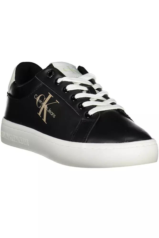 Calvin Klein Black Polyester Sneaker