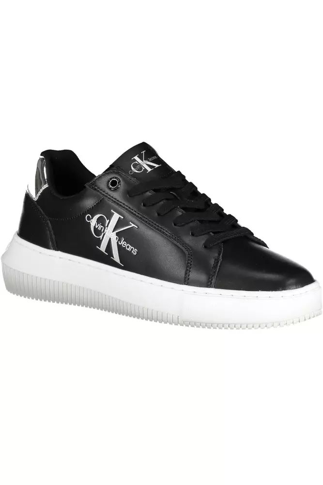 Calvin Klein Black Polyester Sneaker