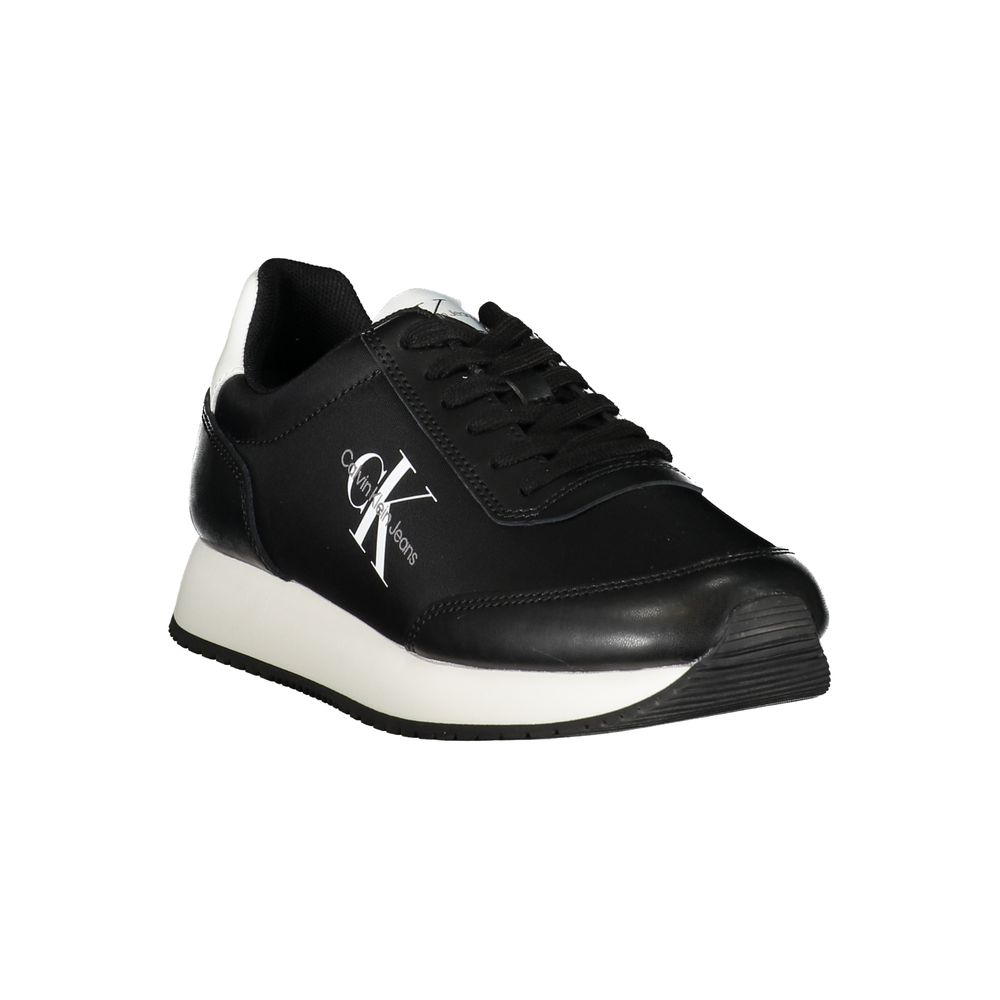 Calvin Klein Black Polyester Sneaker