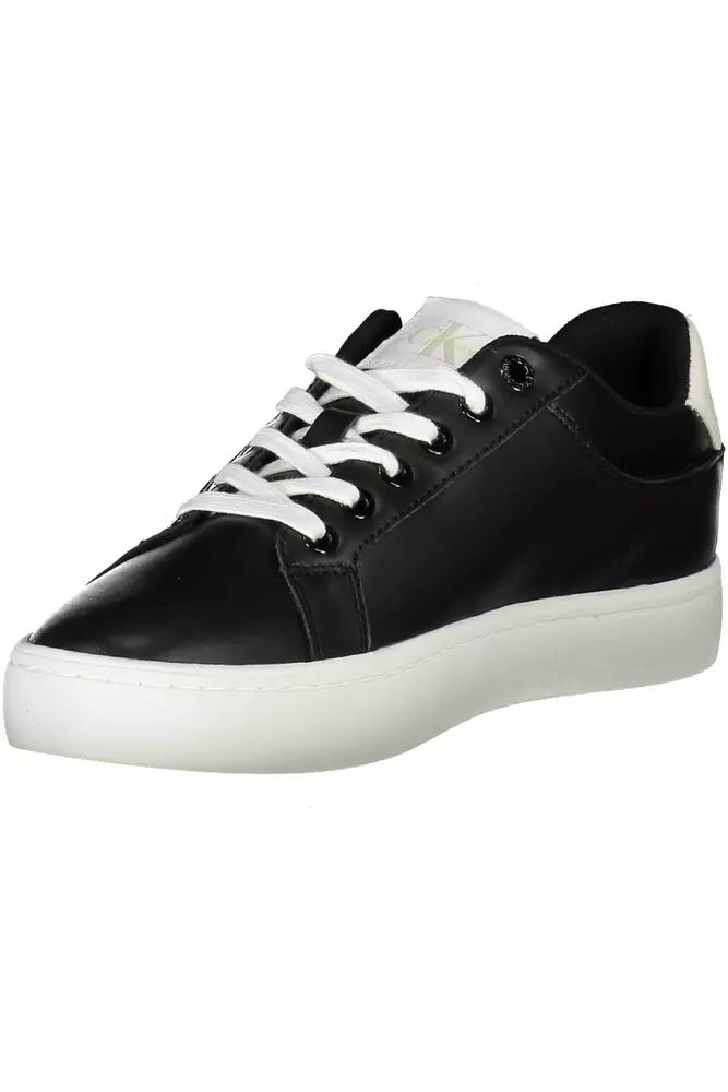 Calvin Klein Black Polyester Sneaker