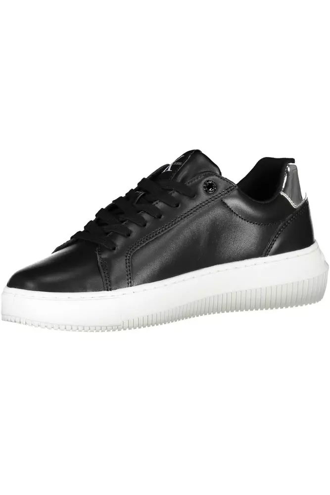 Calvin Klein Black Polyester Sneaker