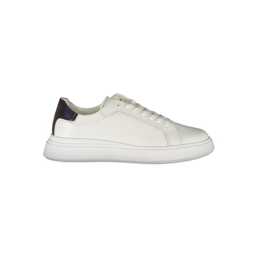 Calvin Klein White Polyester Sneaker