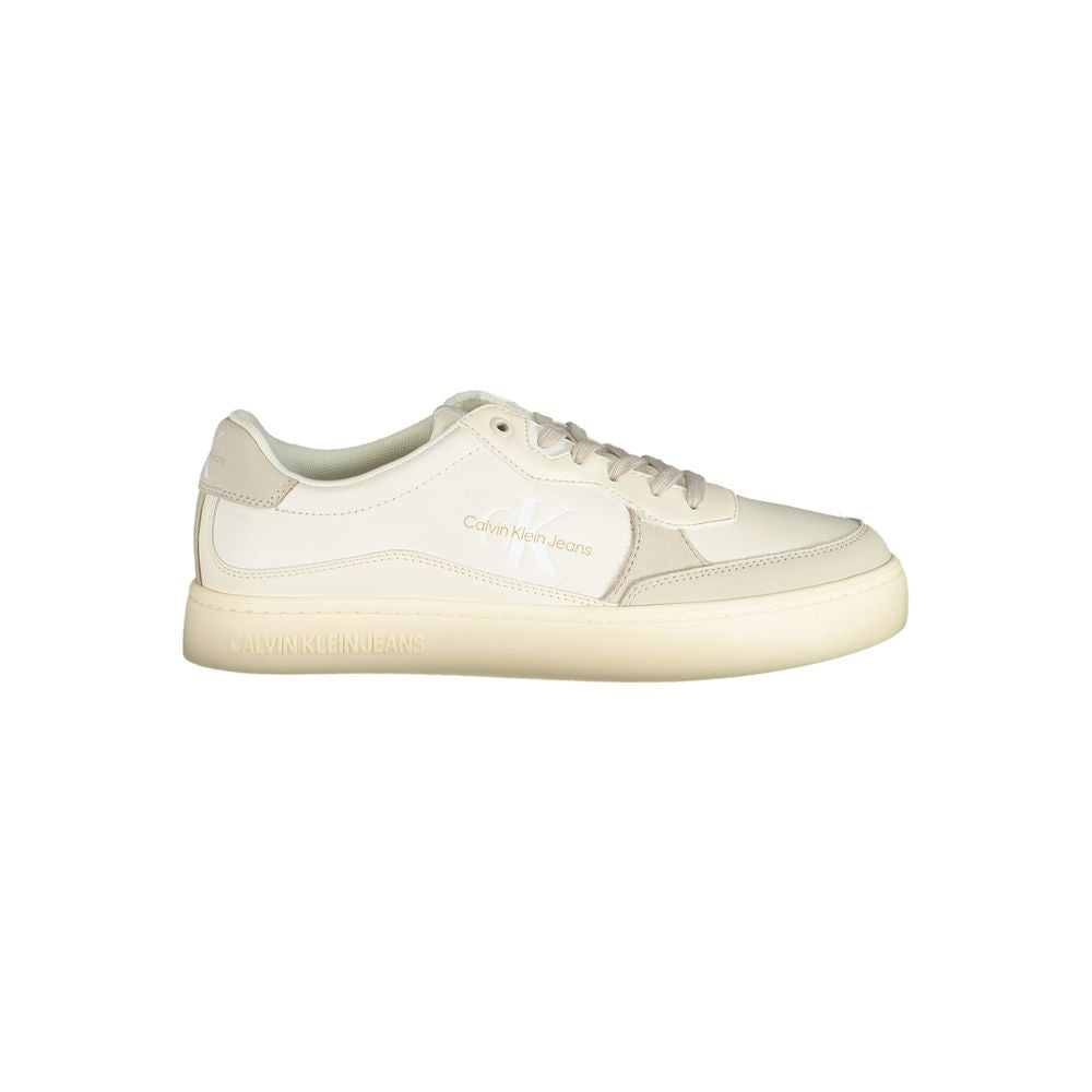 Calvin Klein White Polyester Sneaker