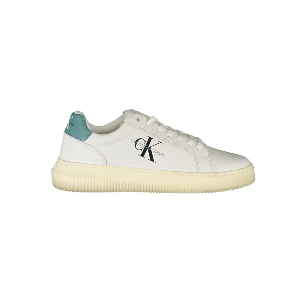 Calvin Klein White Polyester Sneaker