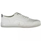 Calvin Klein White Cotton Sneaker