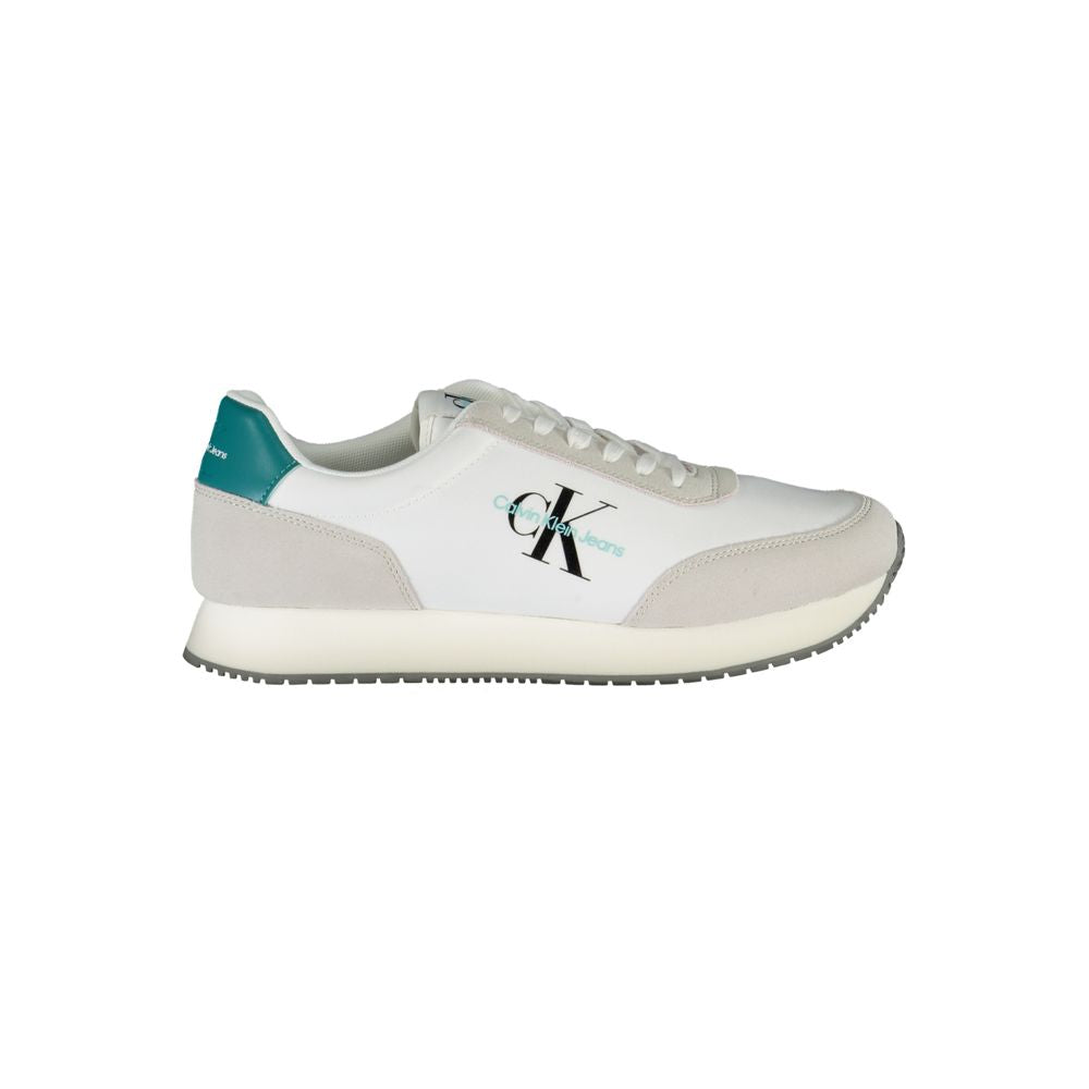 Calvin Klein White Polyester Sneaker