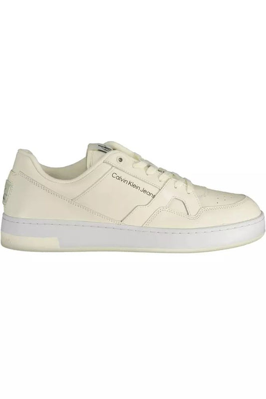 Calvin Klein White Polyester Sneaker