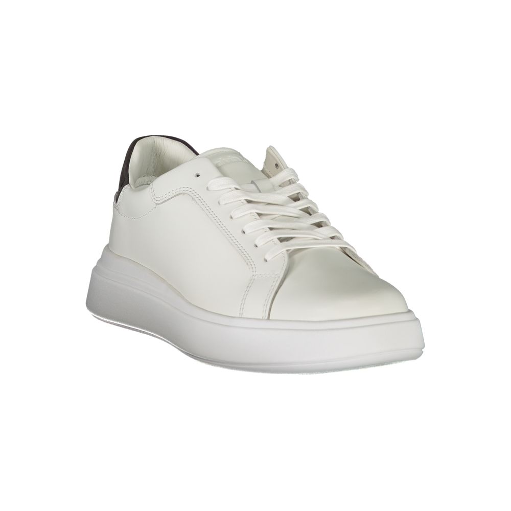 Calvin Klein White Polyester Sneaker