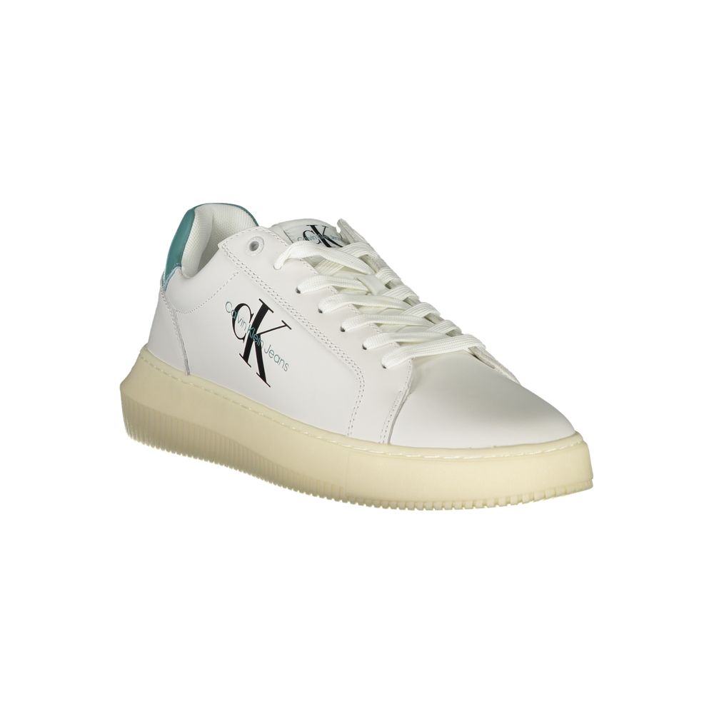 Calvin Klein White Polyester Sneaker