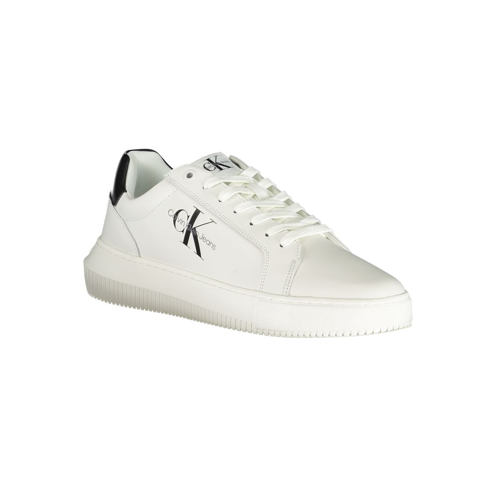 Calvin Klein White Polyester Sneaker