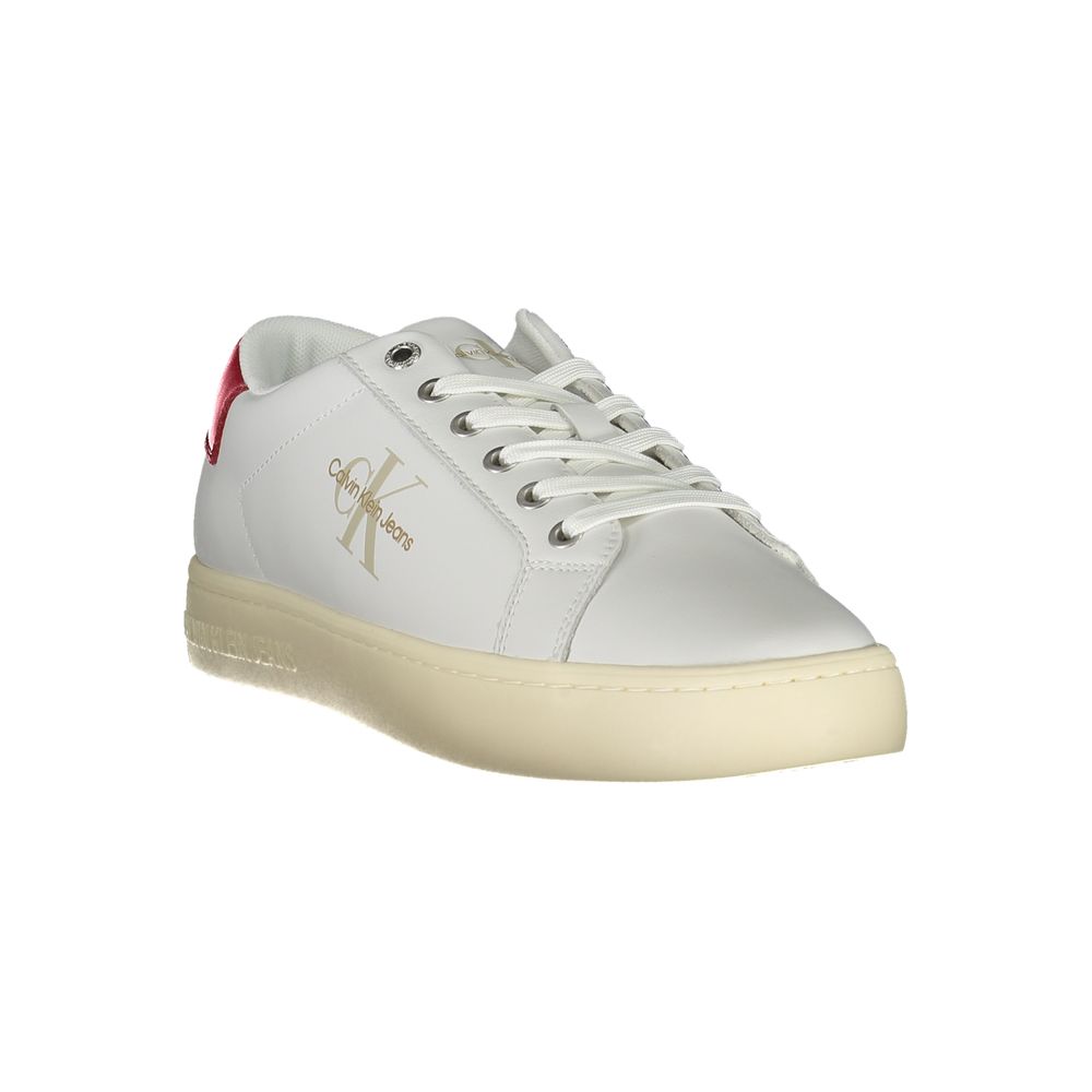 Calvin Klein White Polyester Sneaker