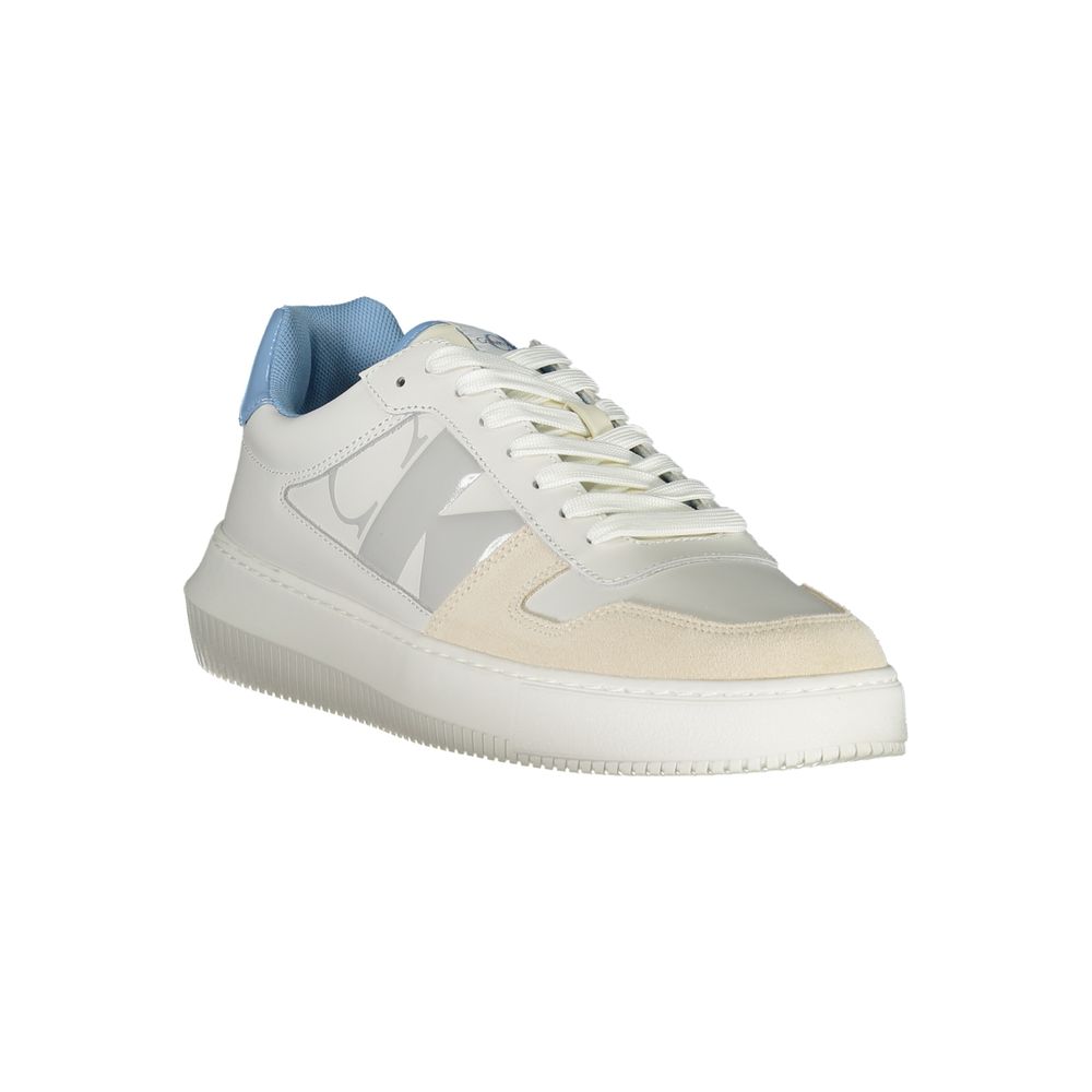 Calvin Klein White Polyester Sneaker