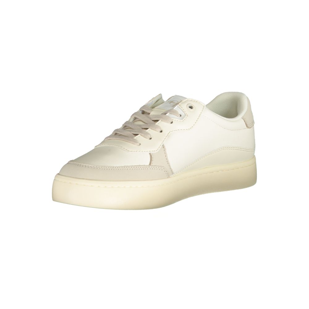 Calvin Klein White Polyester Sneaker