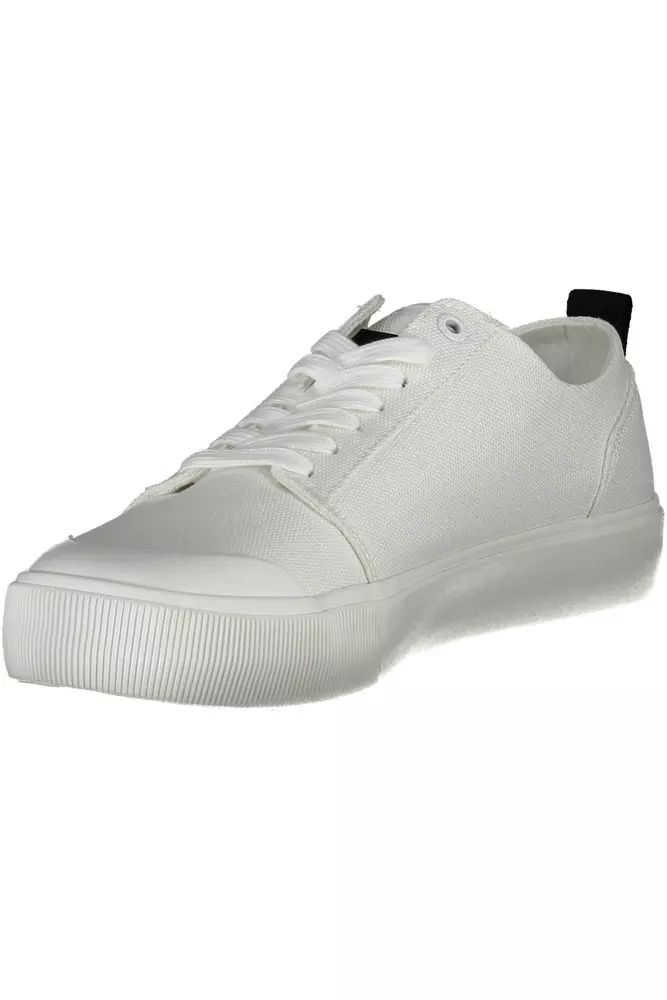 Calvin Klein White Cotton Sneaker