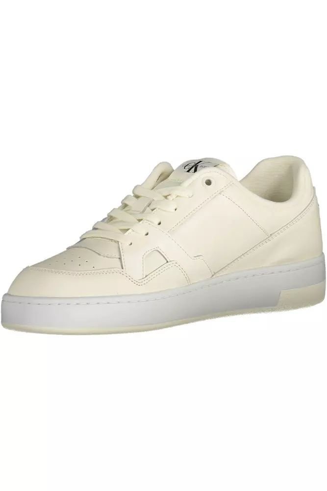 Calvin Klein White Polyester Sneaker