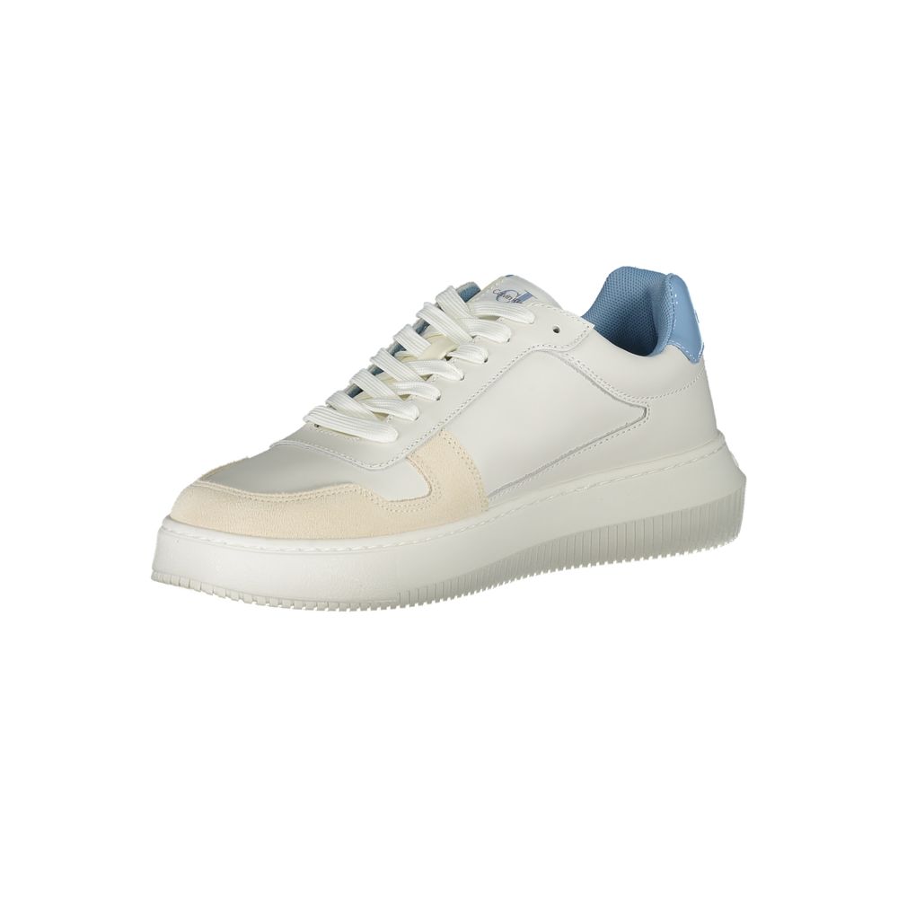 Calvin Klein White Polyester Sneaker