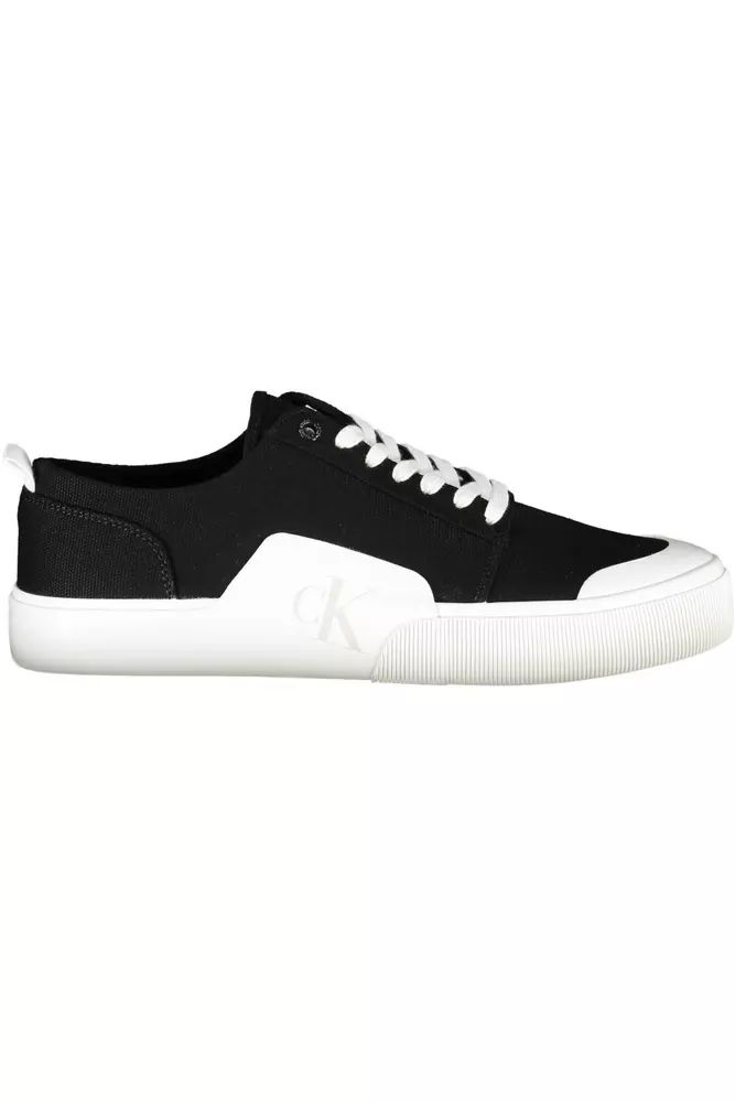 Calvin Klein Black Cotton Sneaker