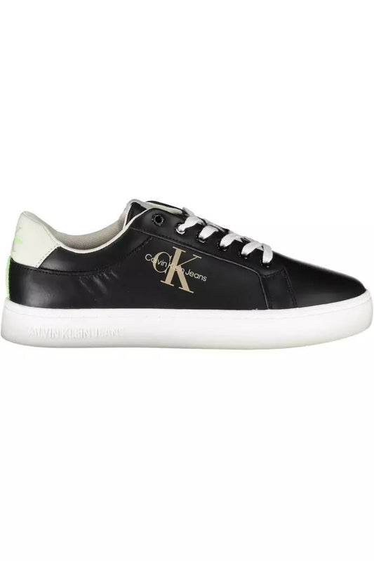 Calvin Klein Black Polyester Sneaker