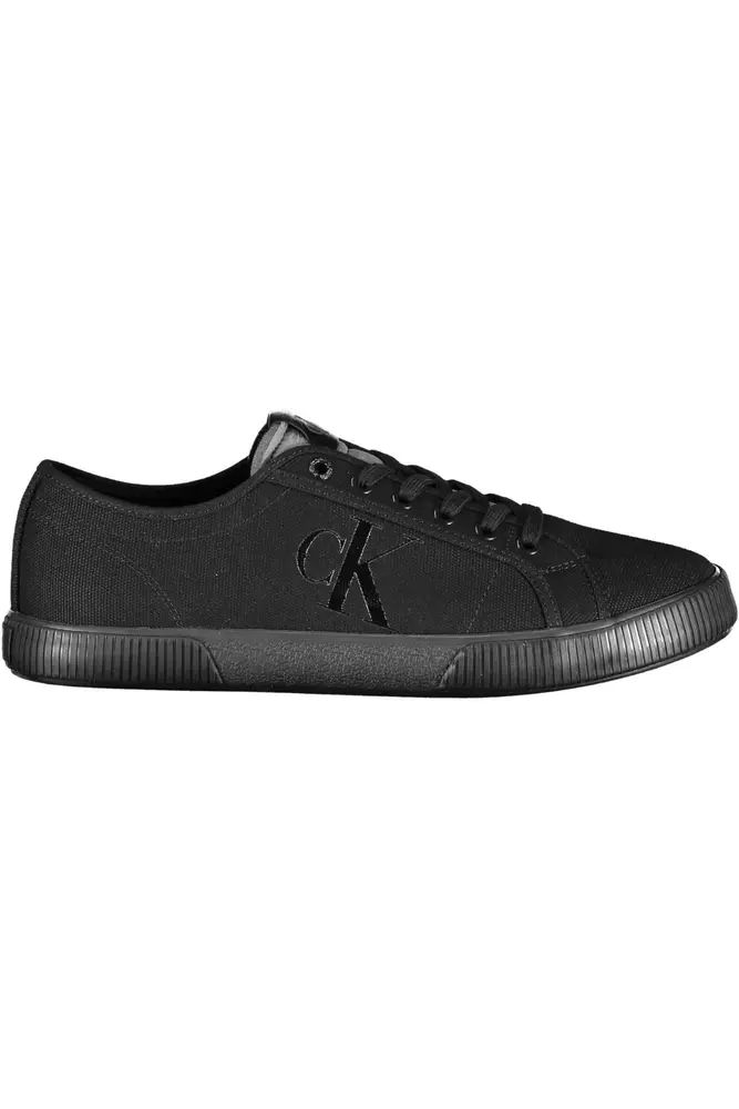 Calvin Klein Black Cotton Sneaker