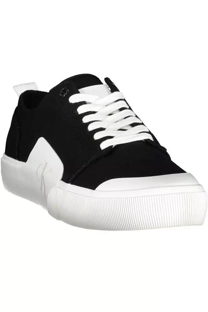 Calvin Klein Black Cotton Sneaker