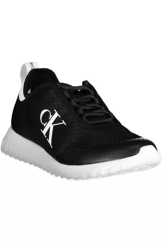 Calvin Klein Black Polyester Sneaker