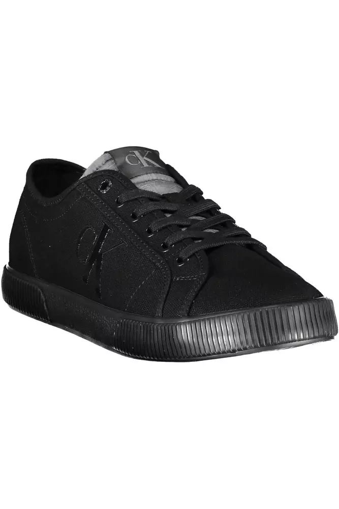 Calvin Klein Black Cotton Sneaker