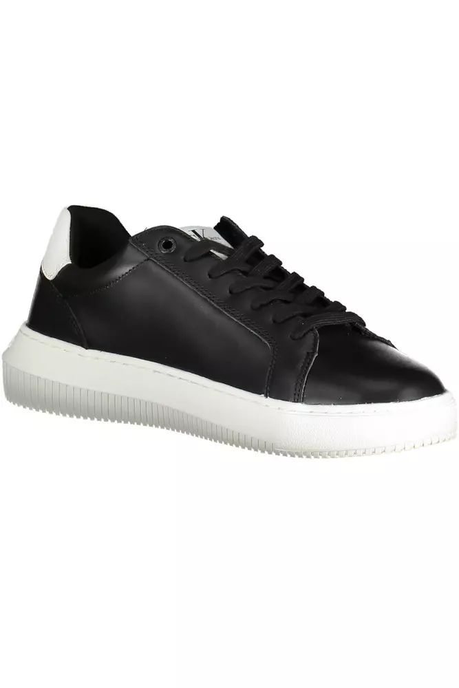 Calvin Klein Black Polyester Sneaker