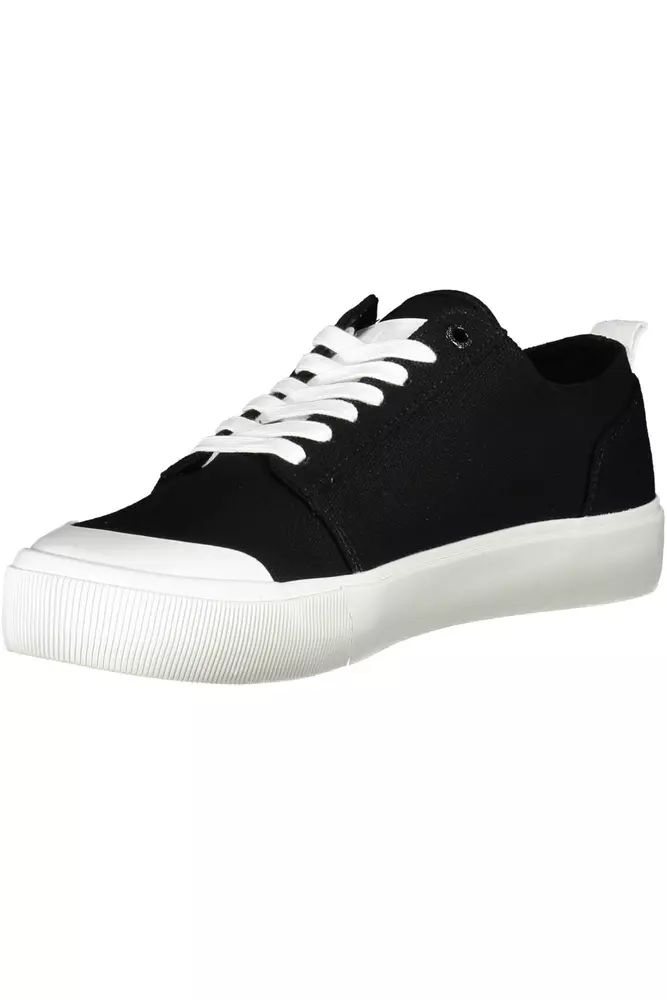 Calvin Klein Black Cotton Sneaker