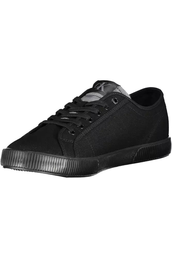 Calvin Klein Black Cotton Sneaker